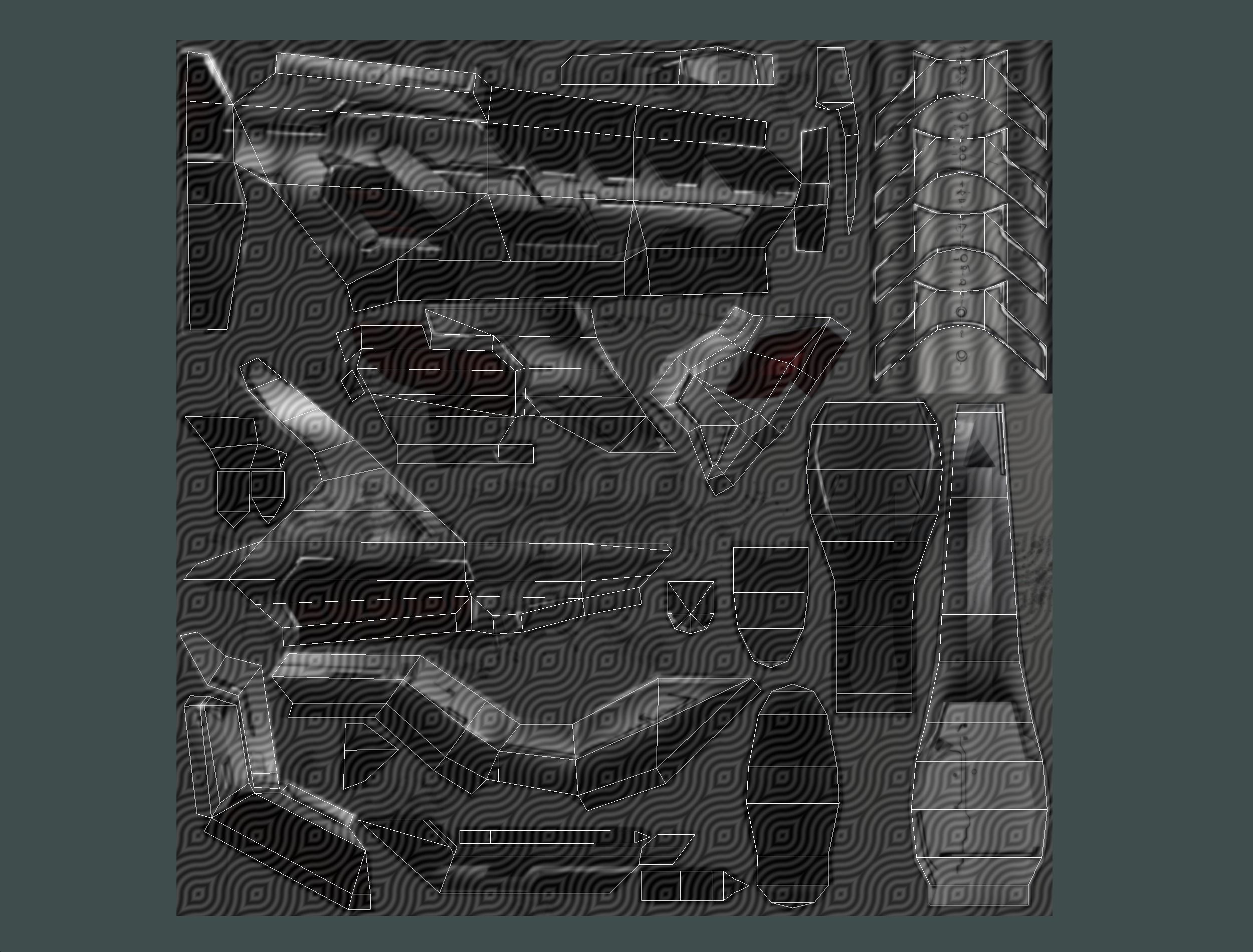 Cartoon Sci-Fi Cyborg Drone Trooper Soldier Low-poly 3D model_71