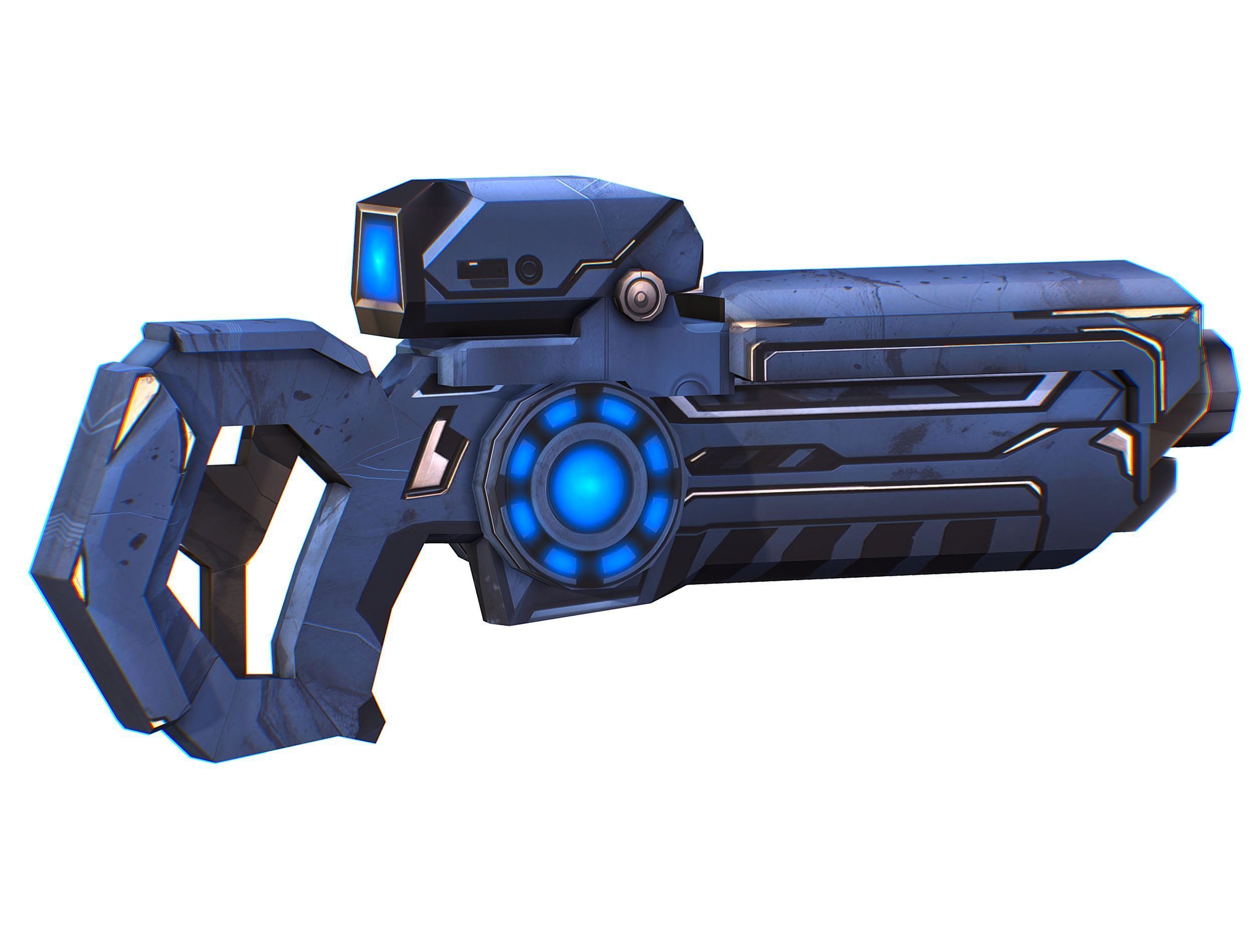 Weapons Set 4 Gun Pistol Assault rifle Sniper rifle machine gun 3D Model Collection_63