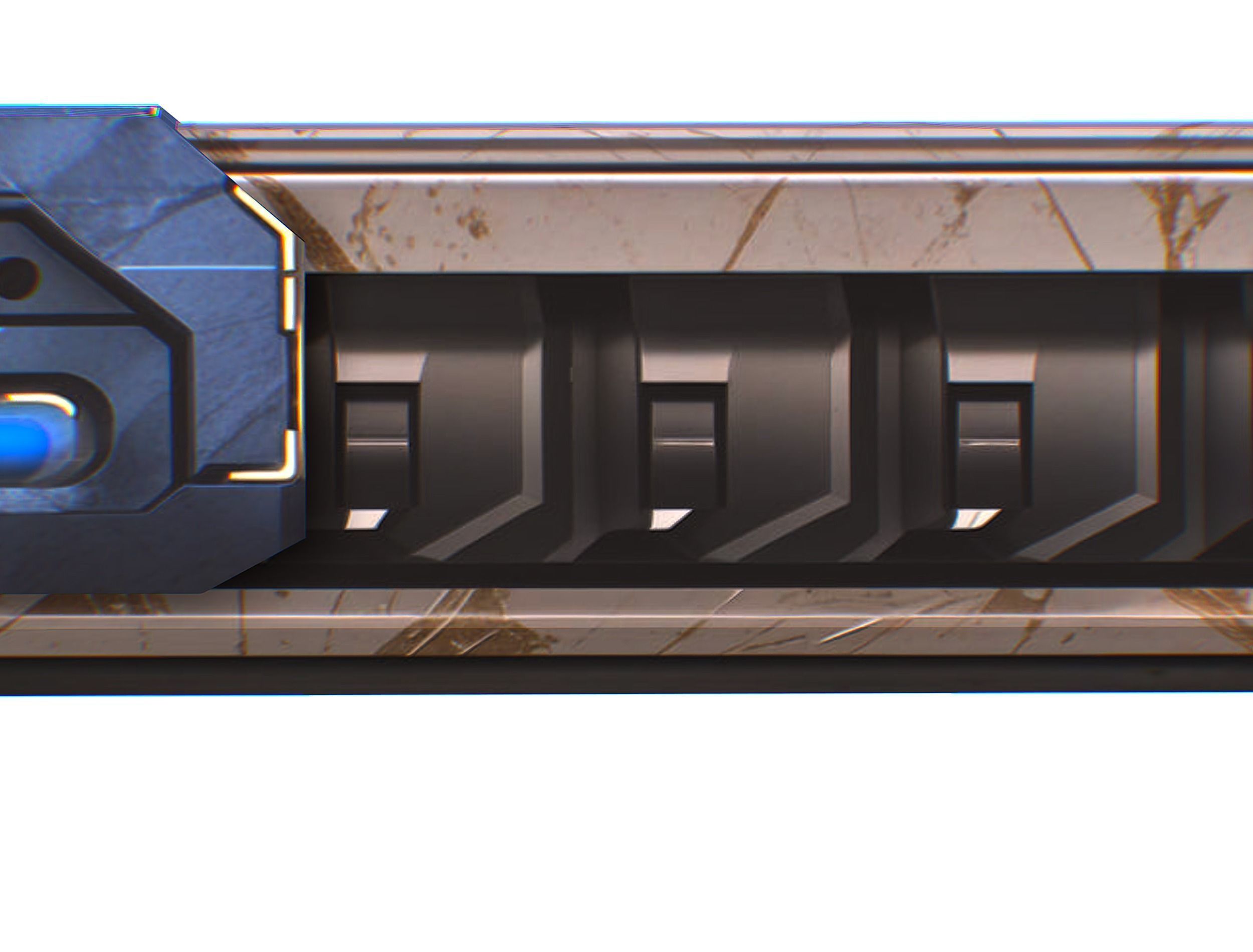 Weapons Set 4 Gun Pistol Assault rifle Sniper rifle machine gun 3D Model Collection_20