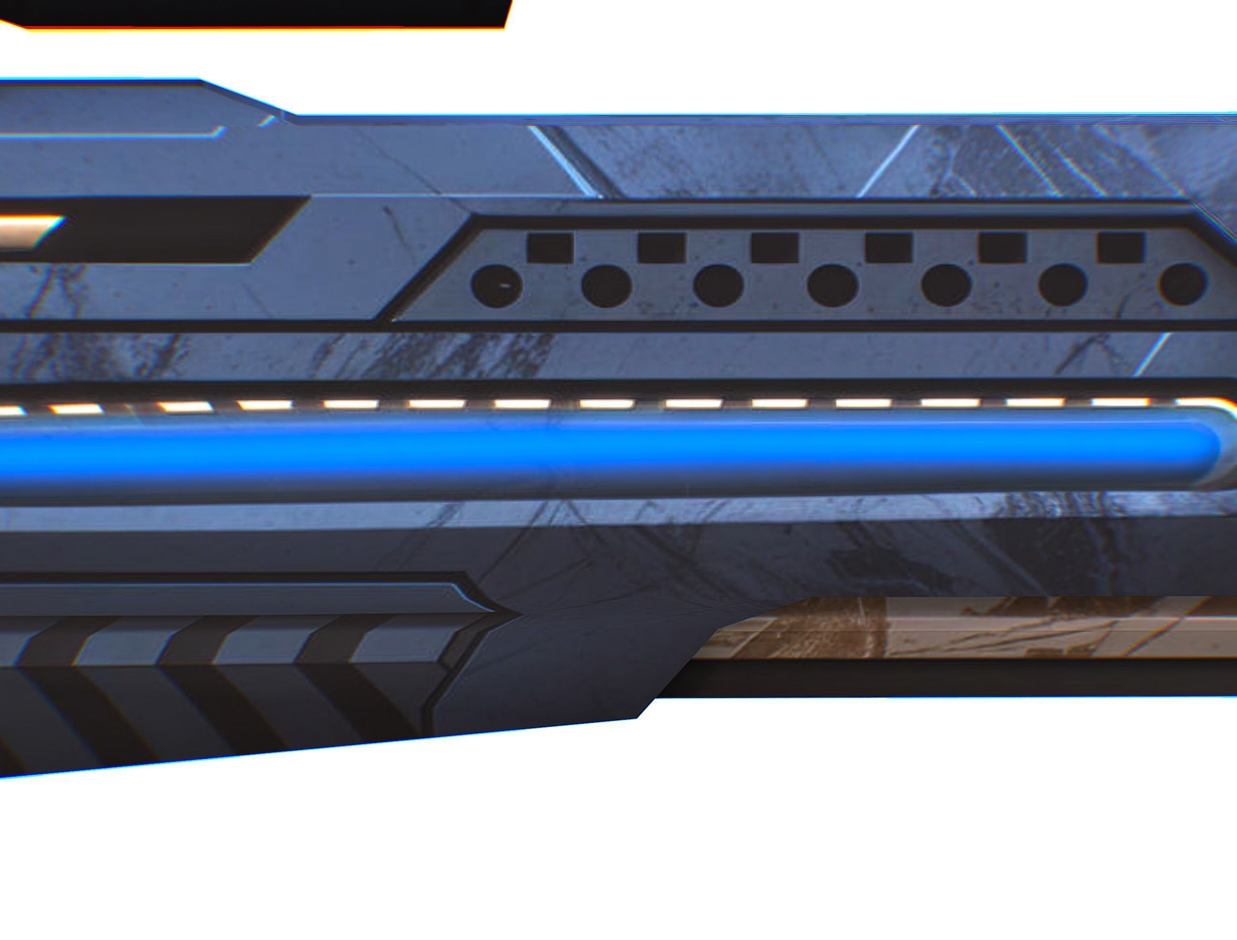 Weapons Set 4 Gun Pistol Assault rifle Sniper rifle machine gun 3D Model Collection_21