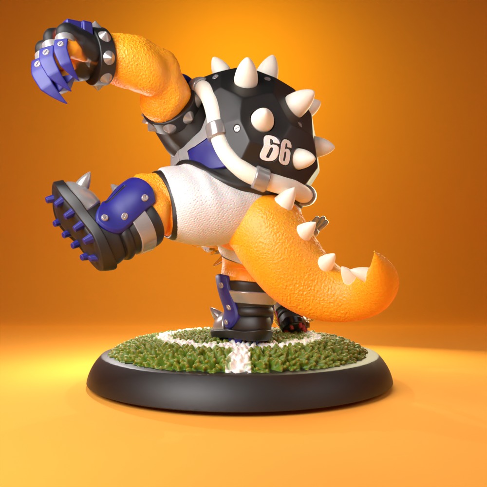 Striker Duo Mario and Bowser 3D print model_4