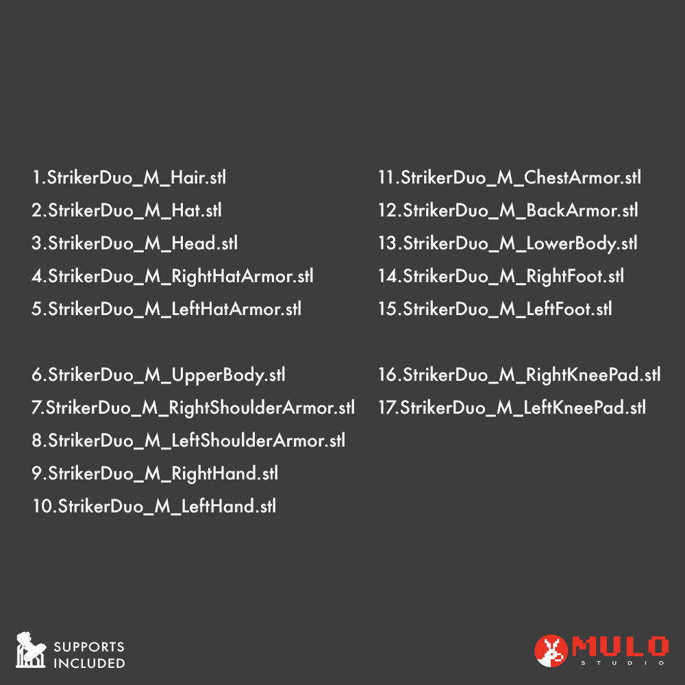 Striker Duo Mario and Bowser 3D print model_8