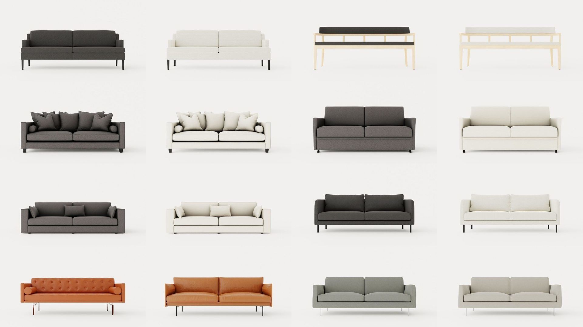 Collection of Sofa - 135 Models _9