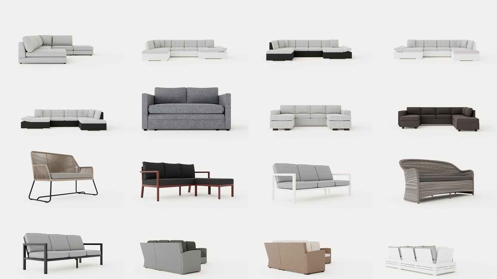Collection of Sofa - 135 Models _3