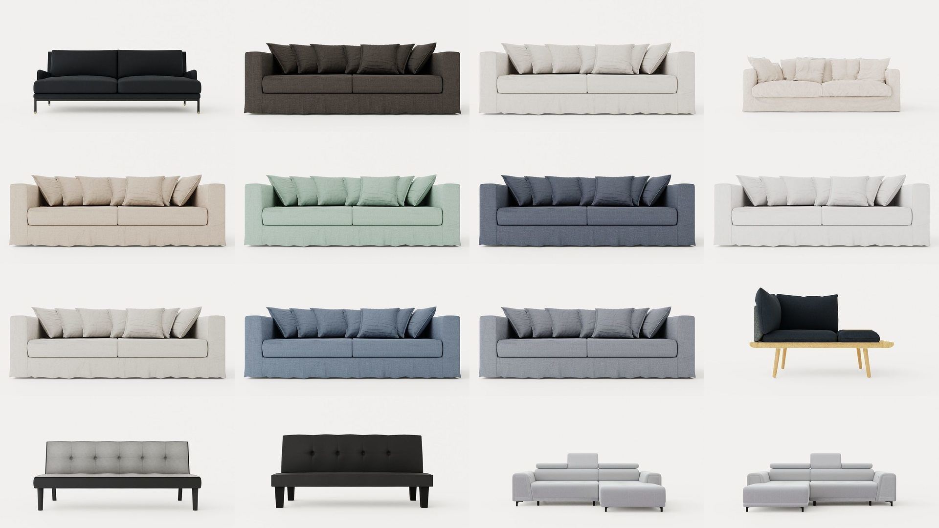 Collection of Sofa - 135 Models _11