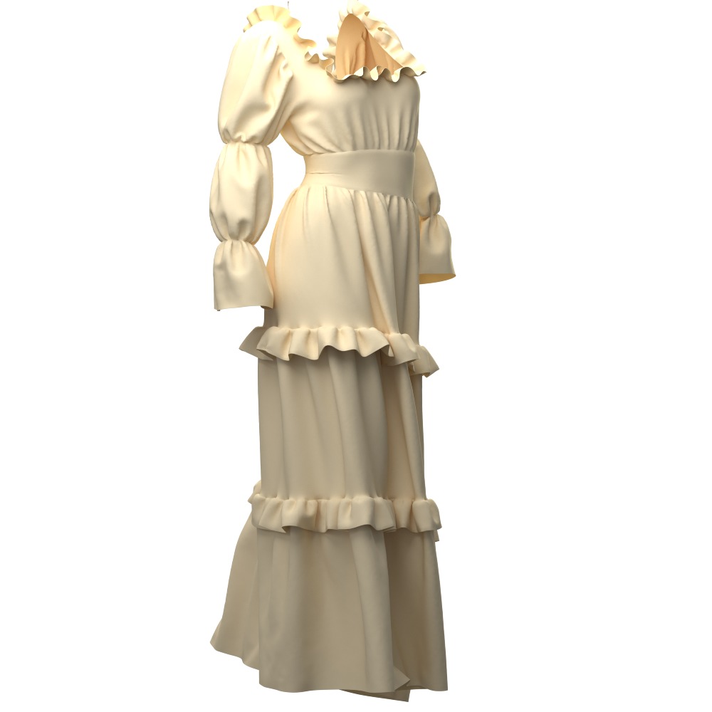 63clothes for women 3D model_38