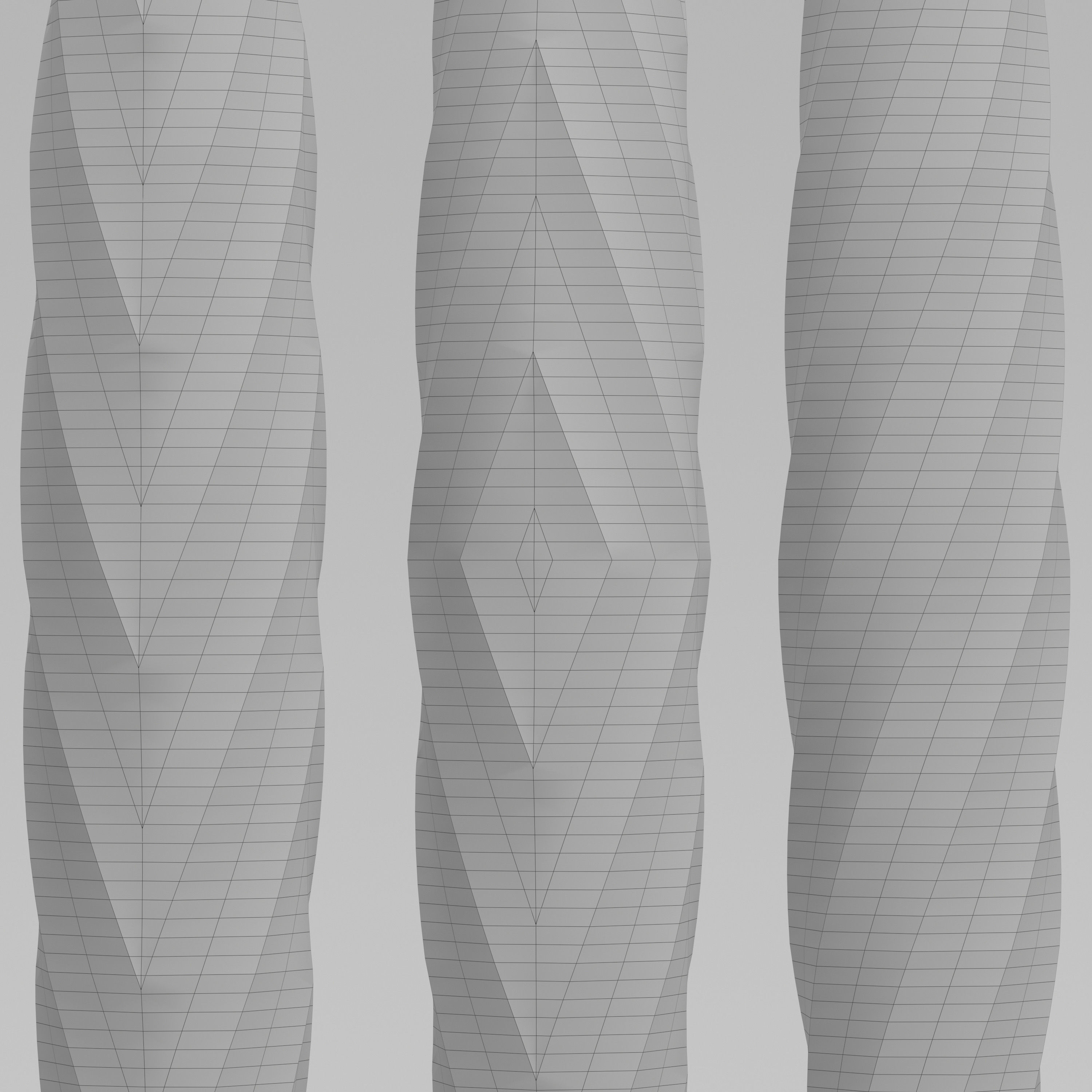 Carved Baluster 3D model_6