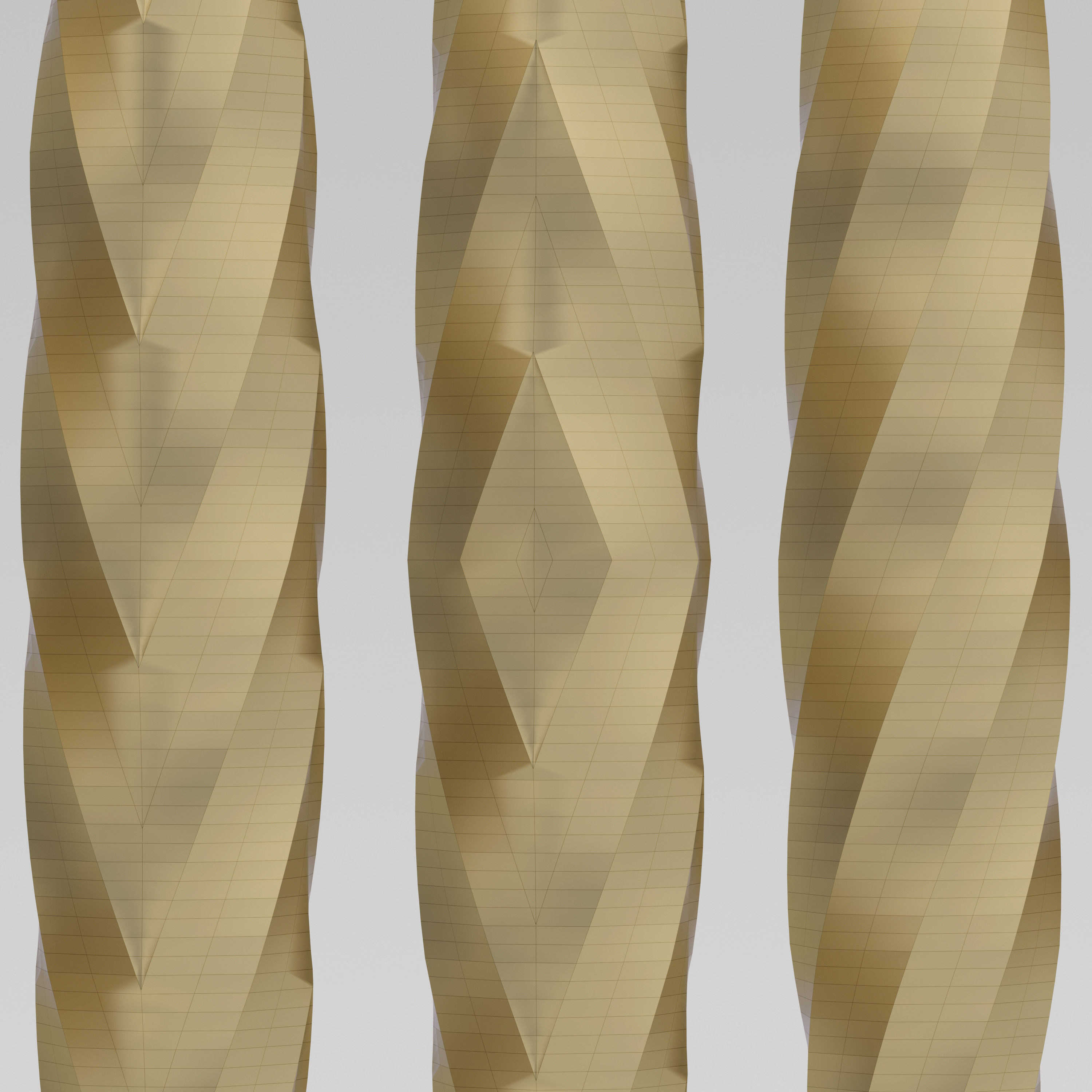 Carved Baluster 3D model_3