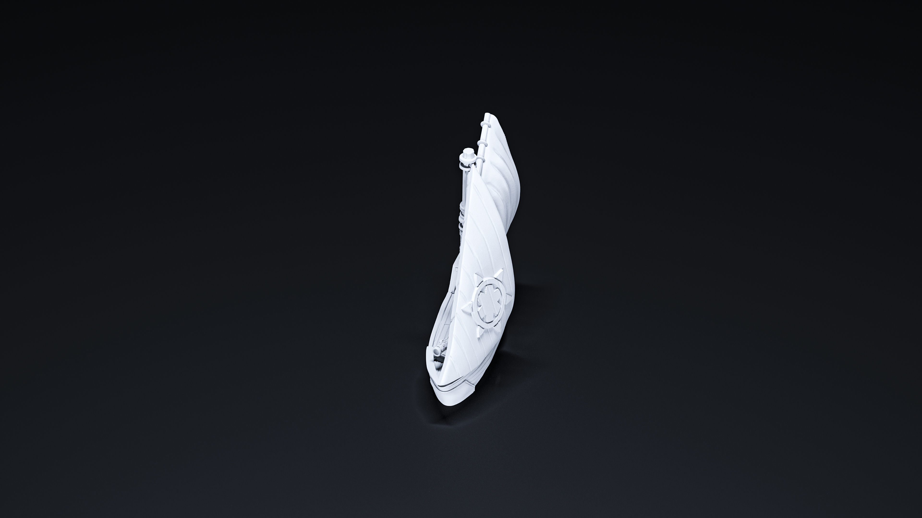 sloop ship 3D print model_1