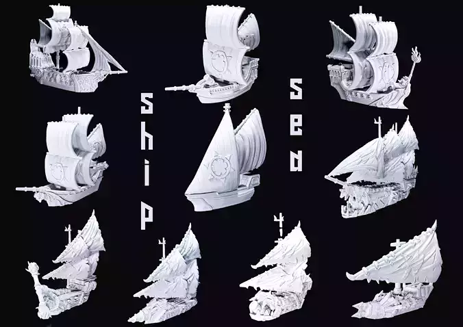 ships ORCS 3D Model Collection