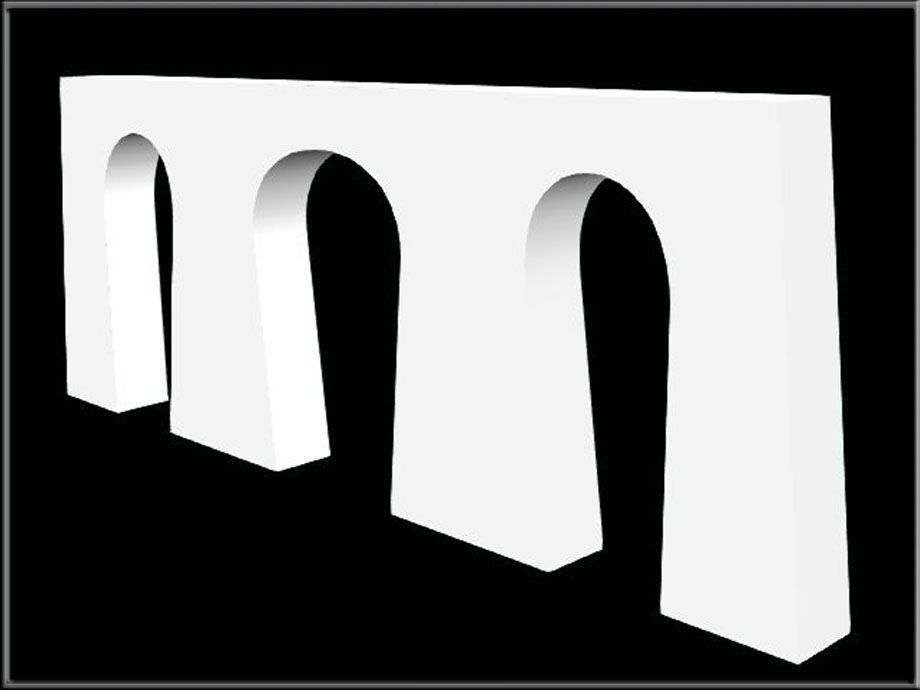 Horseshe Arch 09 Low-poly 3D model_2
