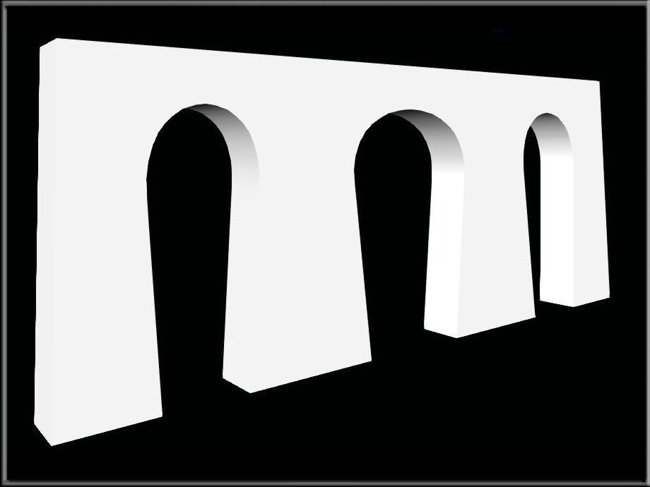 Horseshe Arch 09 Low-poly 3D model_4