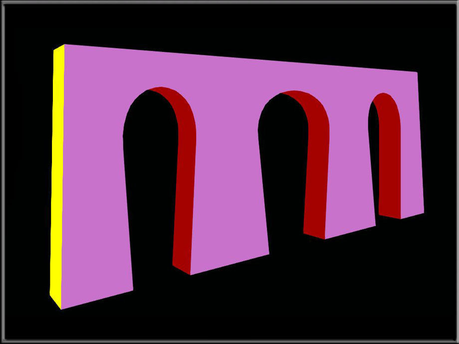 Horseshe Arch 09 Low-poly 3D model_5