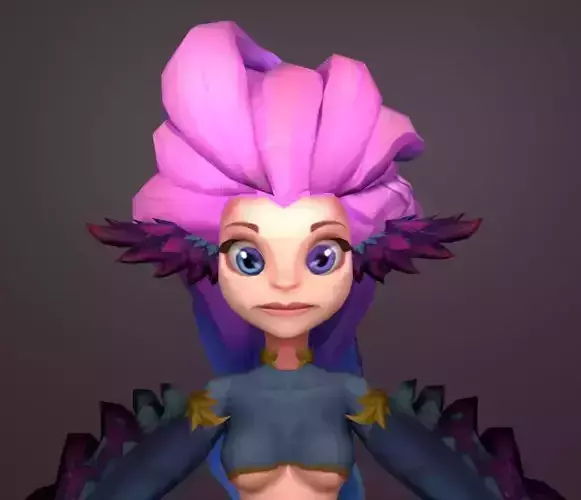 zoe harpy 3D model