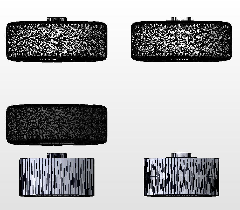 Custom wheels Hot Rods by Boyd T3 for your scale model 3D print model_6