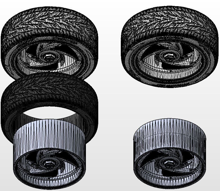 Custom wheels Hot Rods by Boyd T3 for your scale model 3D print model_5