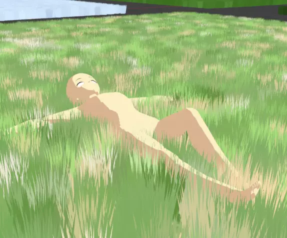 Manga Grass field - Pack x10 - tundra meadow winter-grass etc Low-poly 3D model