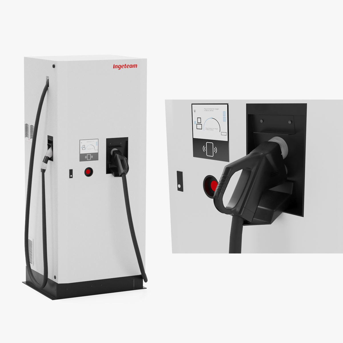 Ingeteam Ingerev Rapid 50 Duo Charging Station 3D model_13