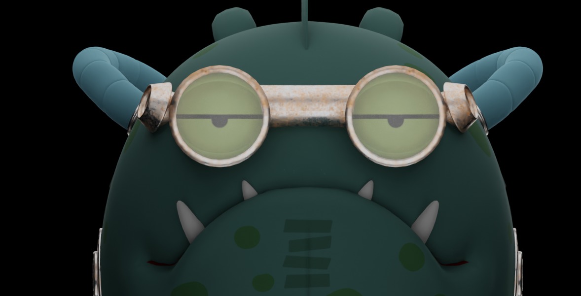 Piranha Prototype The Cybernetic Swim Low-poly 3D model_18