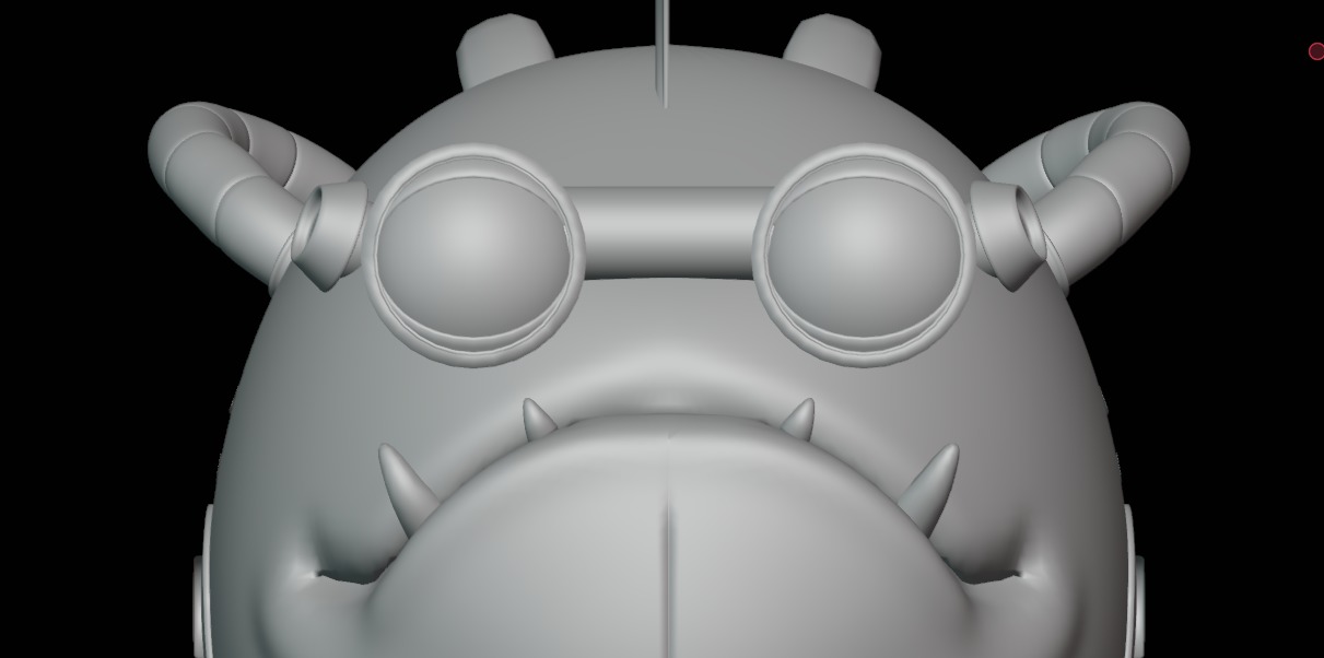 Piranha Prototype The Cybernetic Swim Low-poly 3D model_19