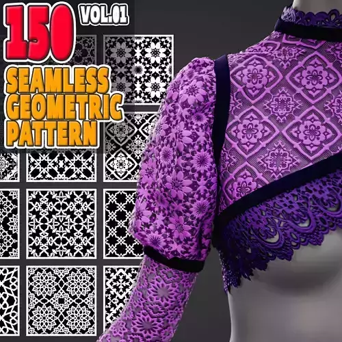 150 Seamless Geometric Pattern High Quality Vol01