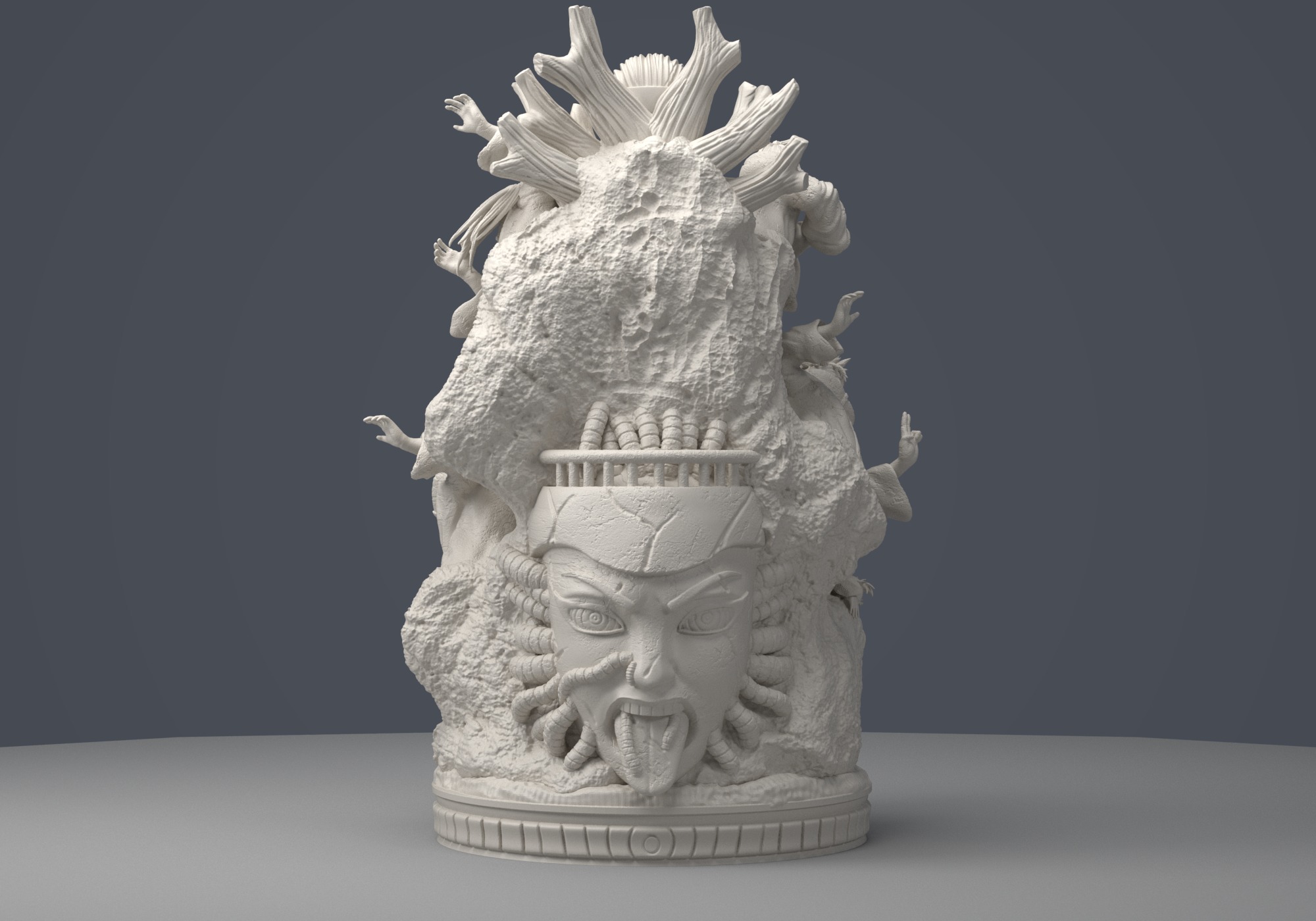 PAIN DIORAMA - 3D print model naruto figure 3D print model 3D print model_3