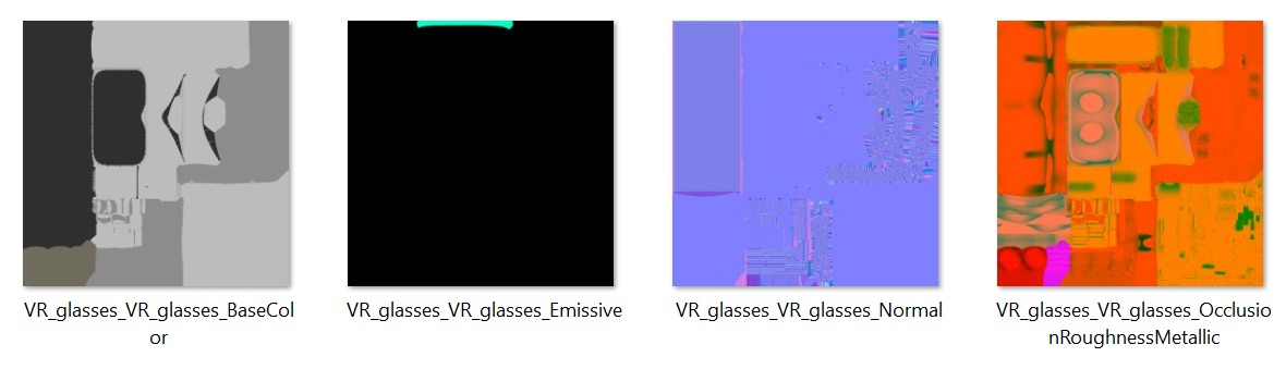 VR goggles Low-poly 3D model_11
