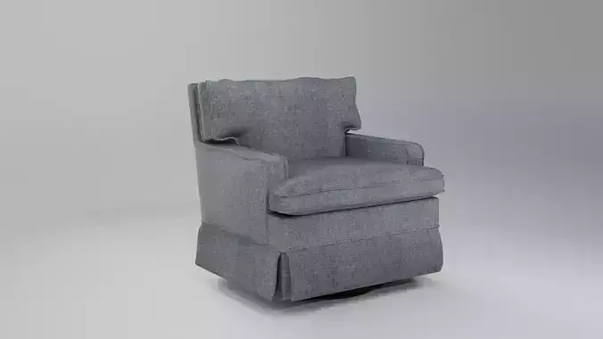 Armchair sofa Chair Mid Poly Model