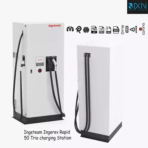 Ingeteam Ingerev Rapid 50 Trio charging Station 3D model