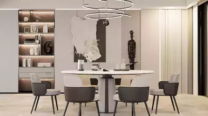 Dining Room Interior 