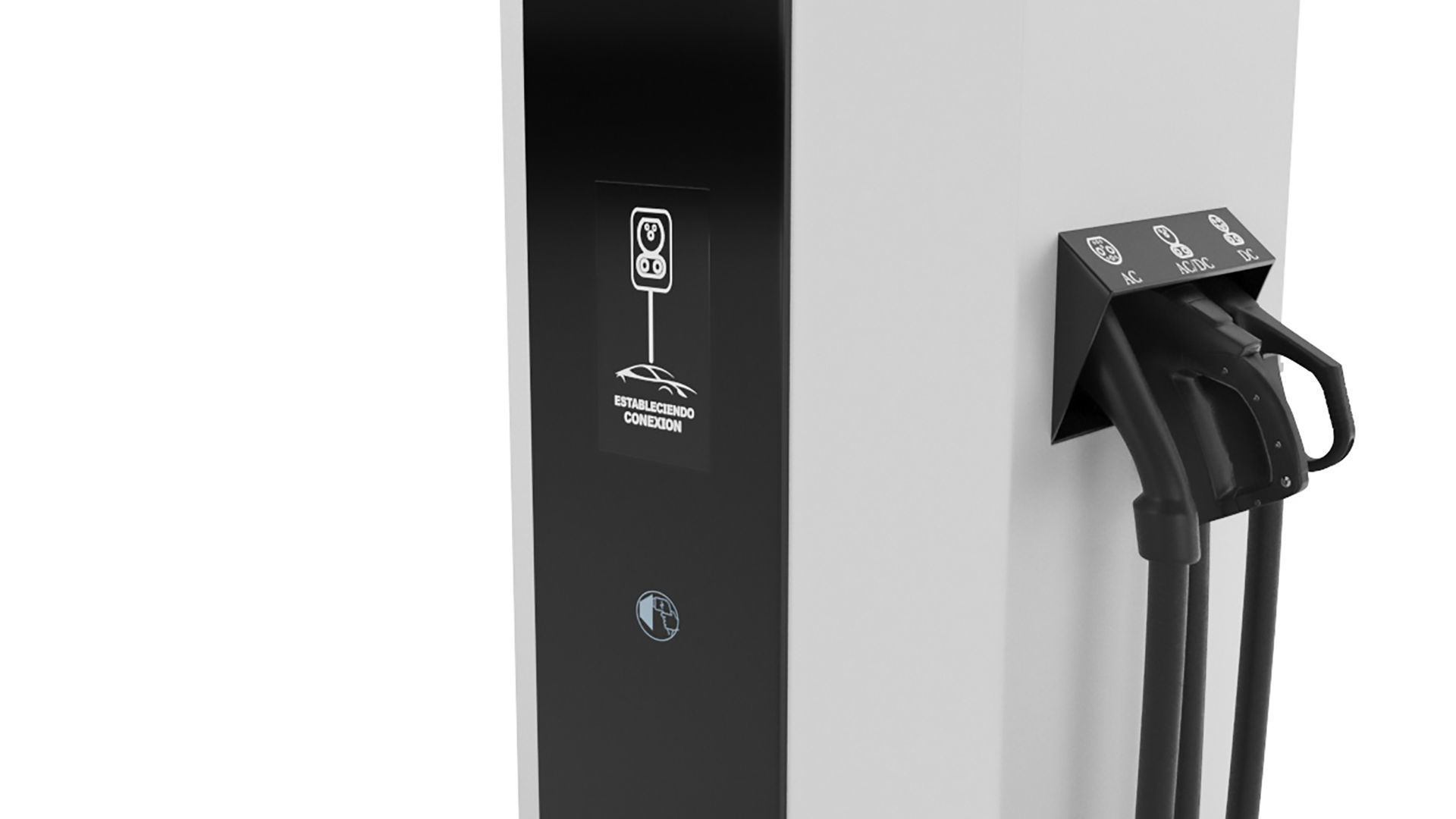 Power Electronics NB50 EV Charging Station 3D model_11