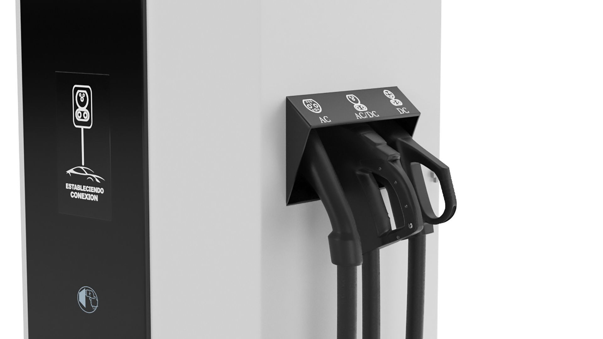 Power Electronics NB50 EV Charging Station 3D model_13
