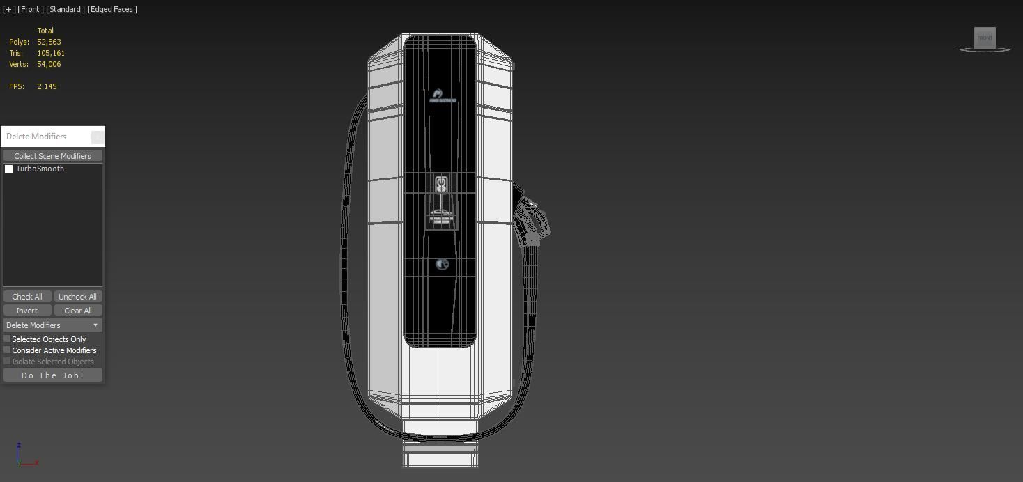 Power Electronics NB50 EV Charging Station 3D model_3