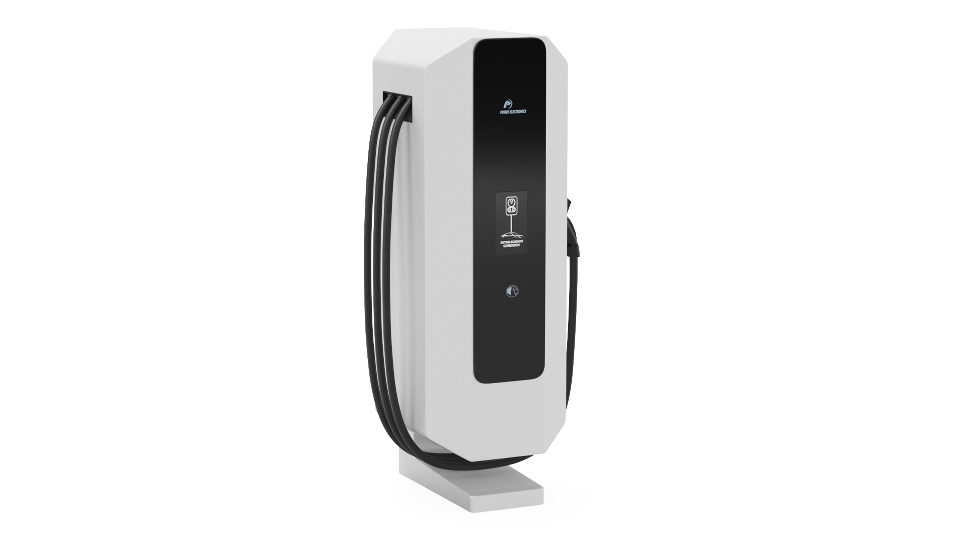 Power Electronics NB50 EV Charging Station 3D model_1