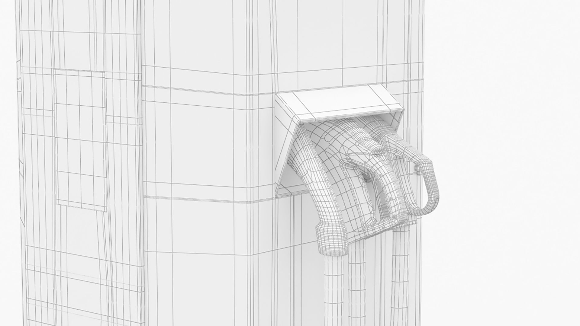Power Electronics NB50 EV Charging Station 3D model_14
