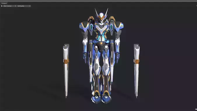 robot Low-poly 3D model