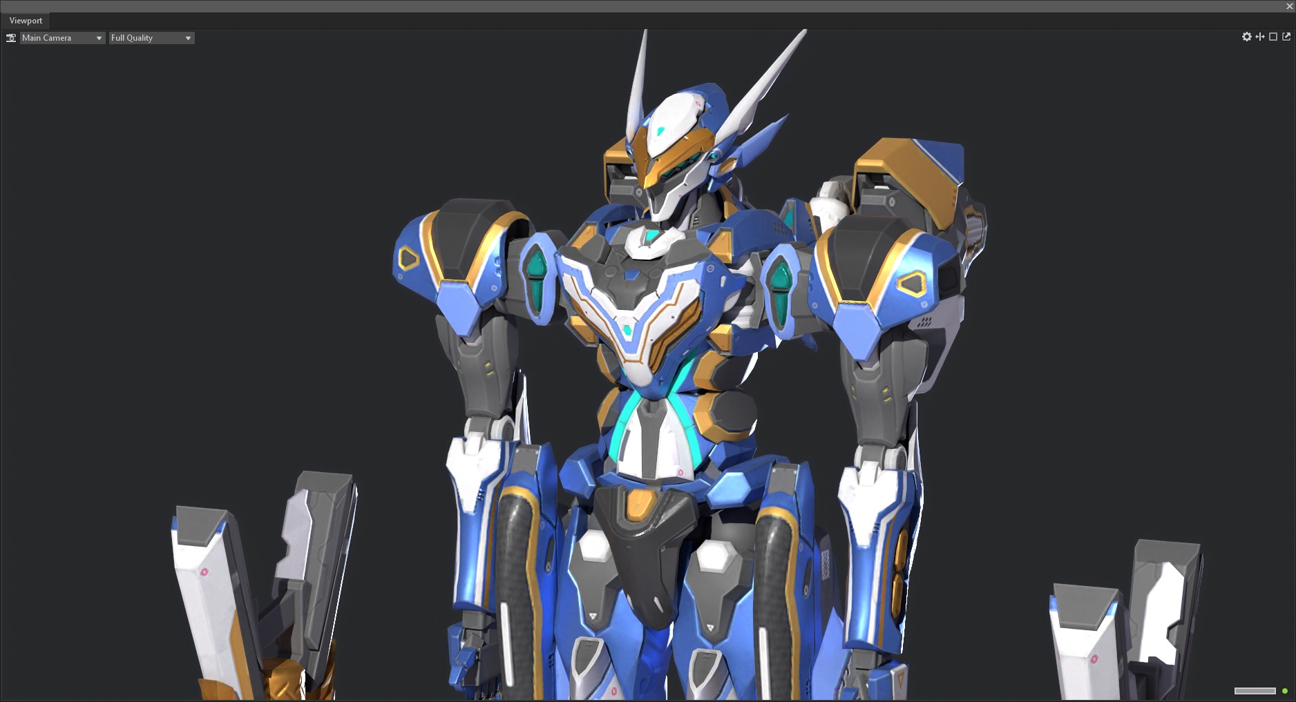 robot Low-poly 3D model_7