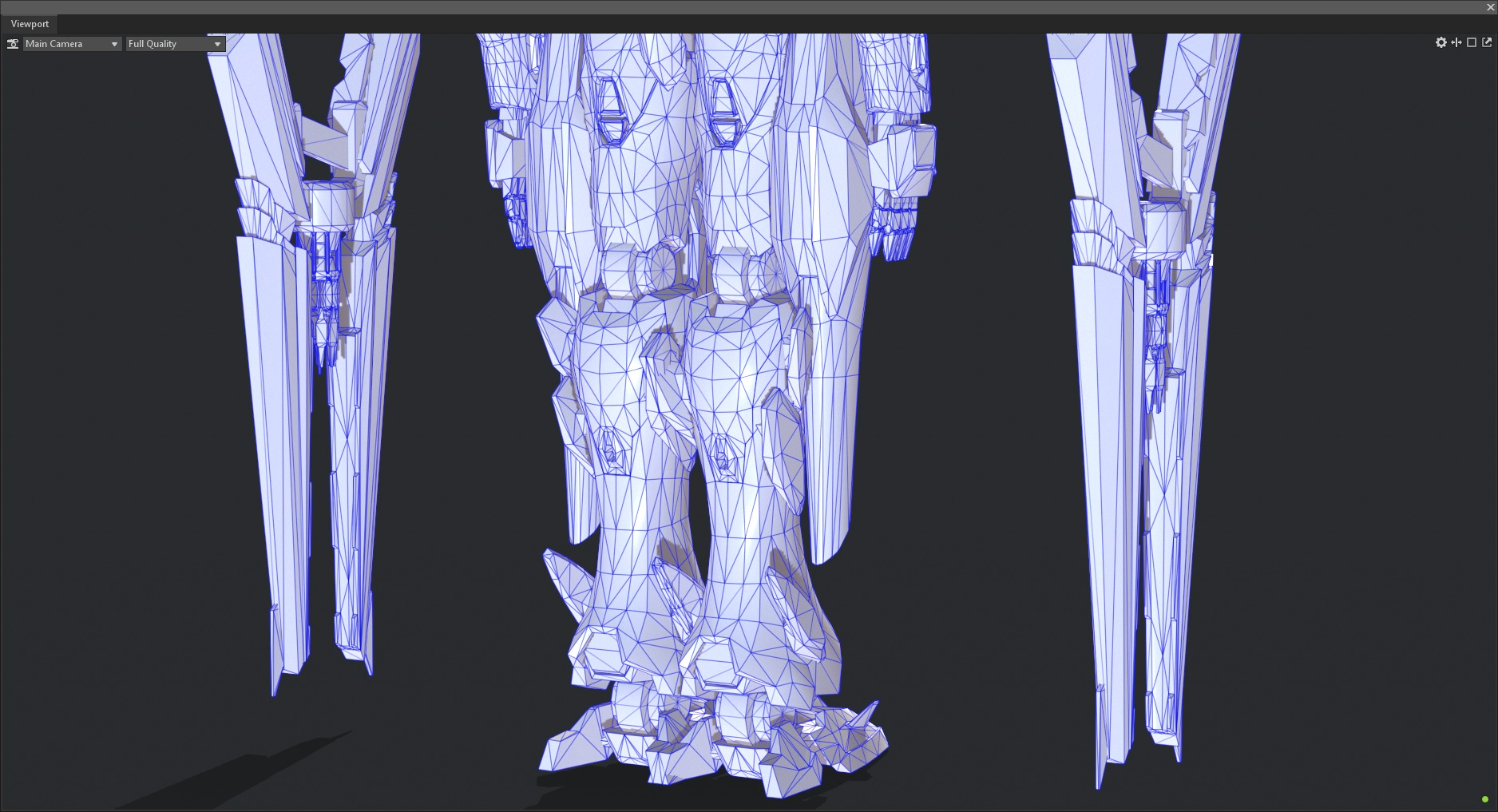 robot Low-poly 3D model_16