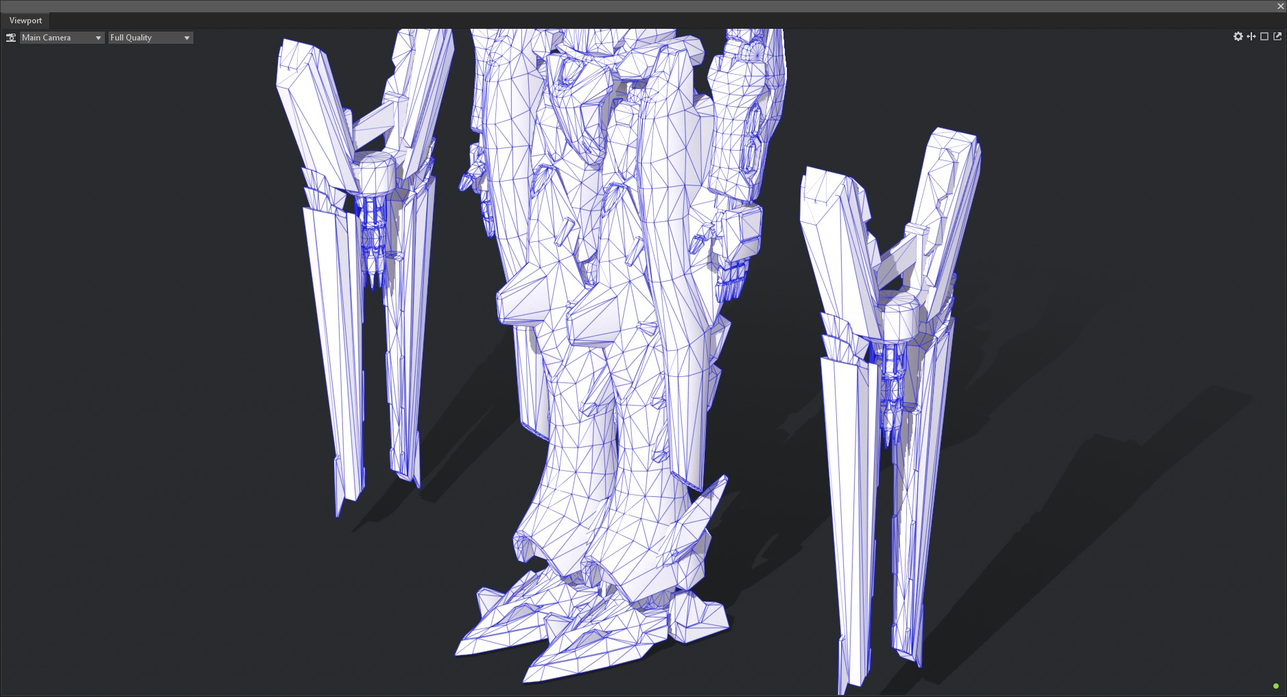 robot Low-poly 3D model_17