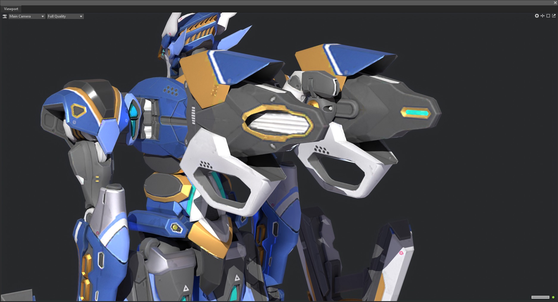 robot Low-poly 3D model_9