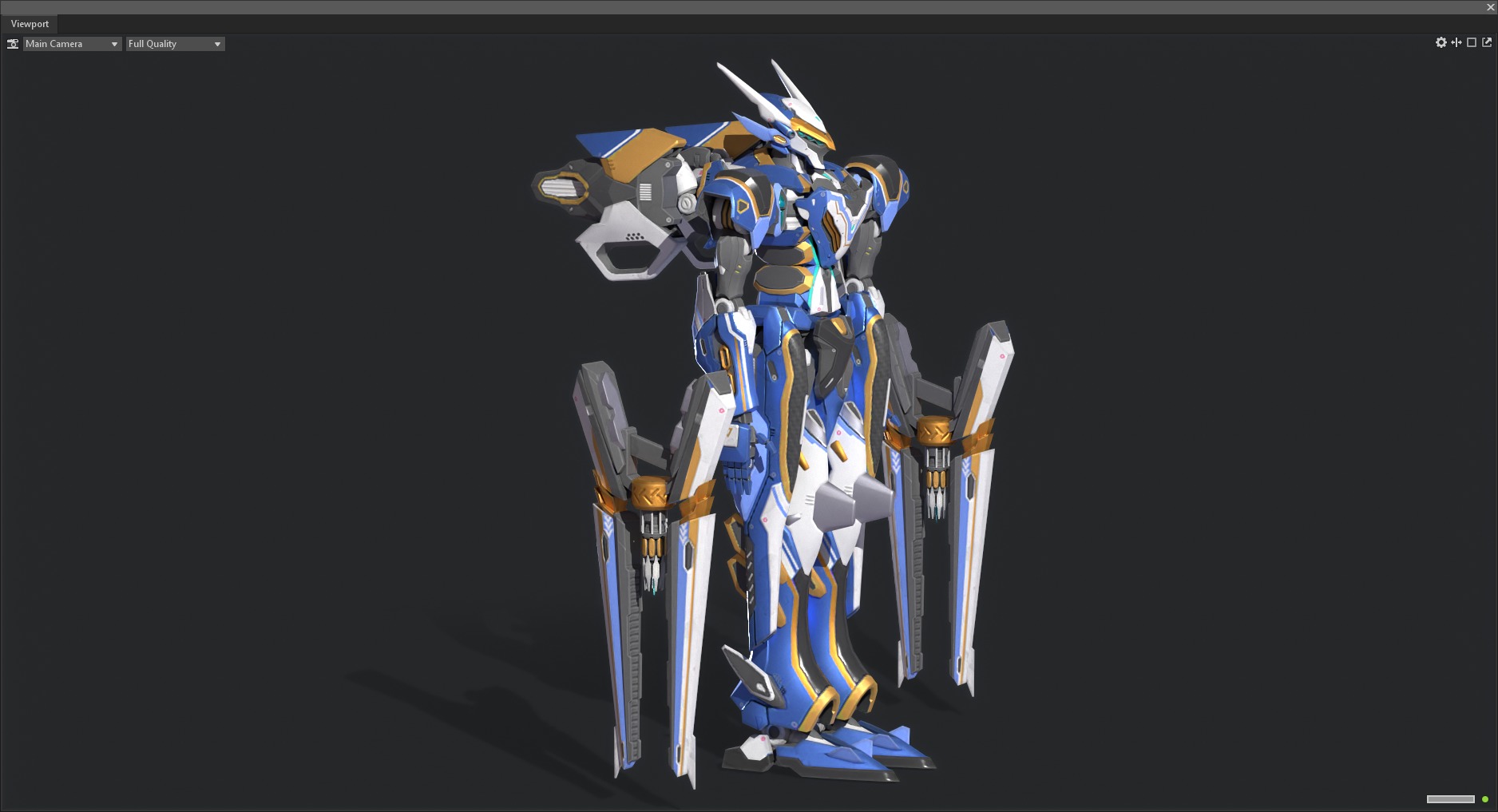 robot Low-poly 3D model_6