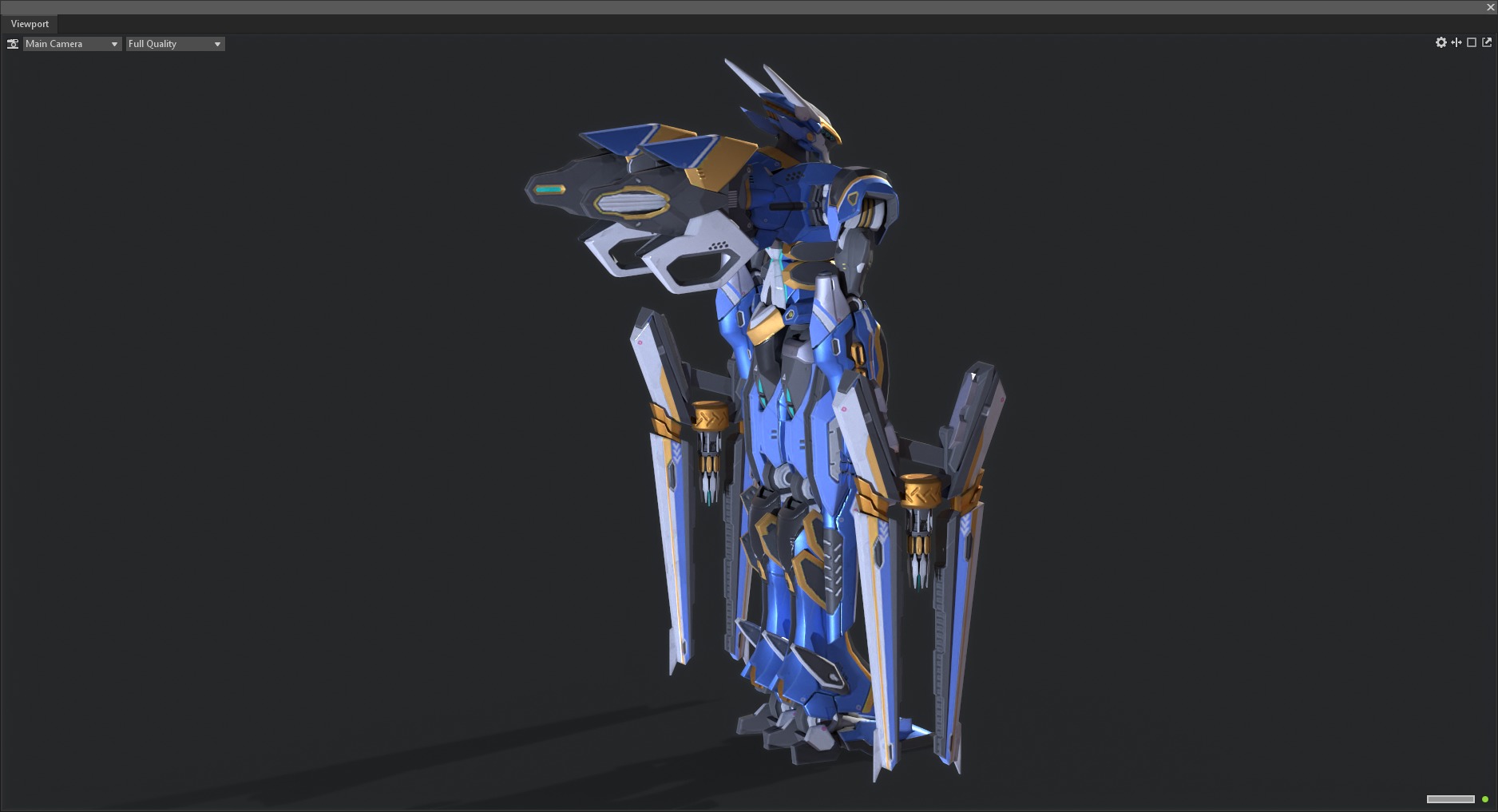 robot Low-poly 3D model_5