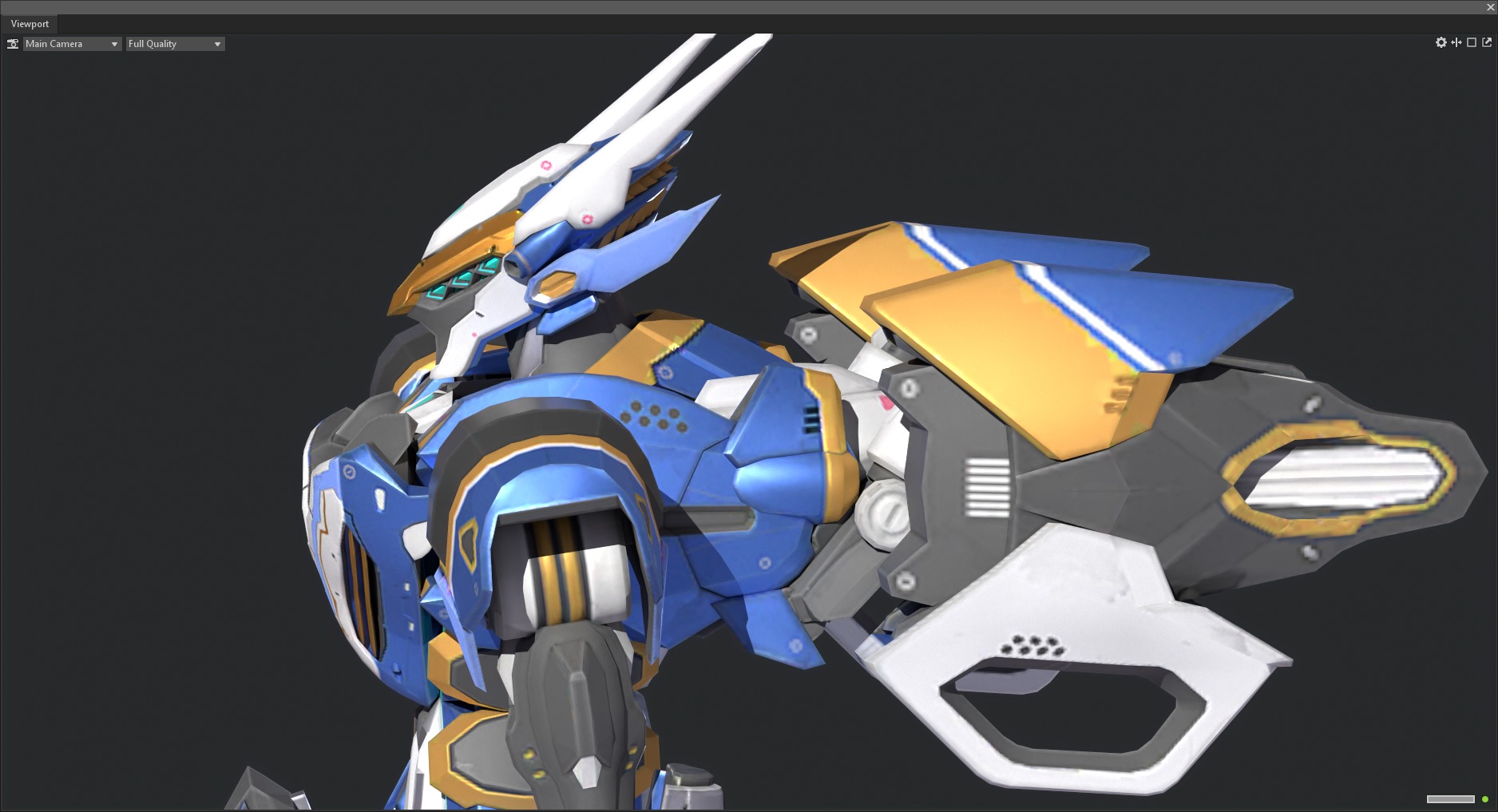 robot Low-poly 3D model_10