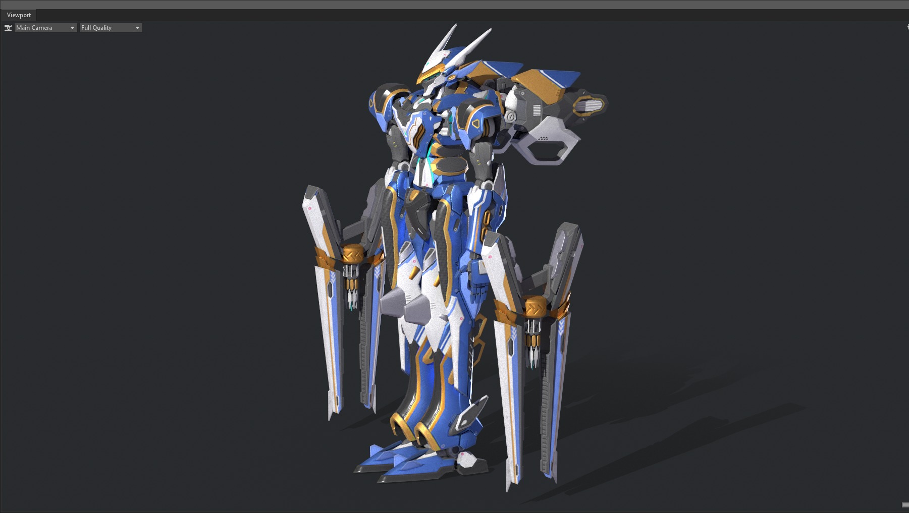 robot Low-poly 3D model_2