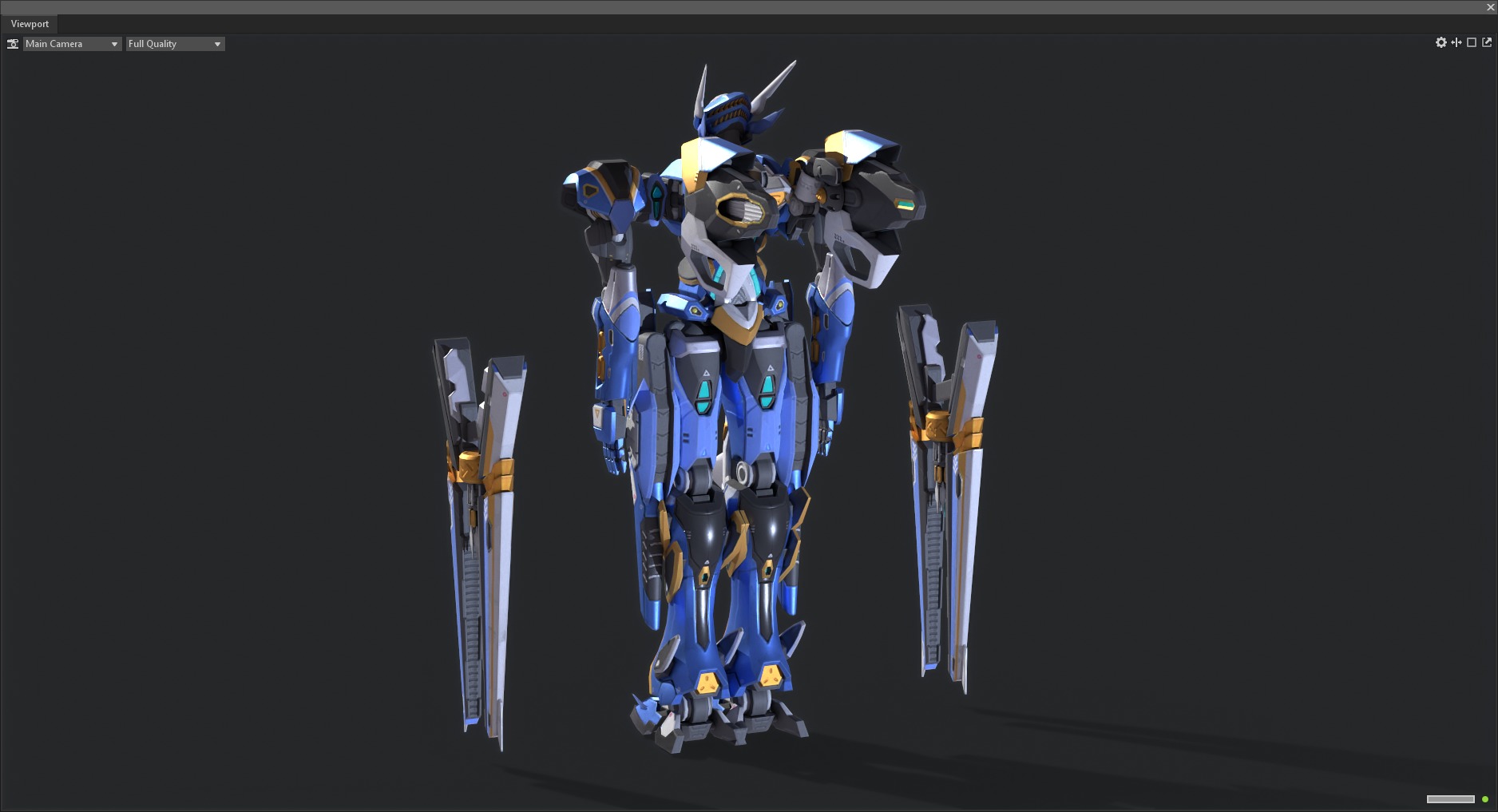 robot Low-poly 3D model_3