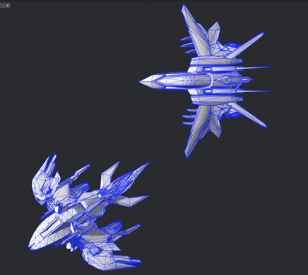 Robot dragon Low-poly 3D model_9