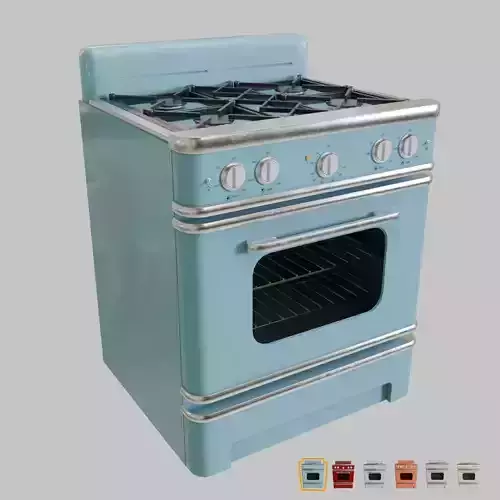 Retro Stove - 6 colors