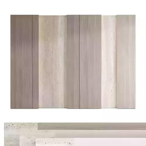 Decorative wall panel set 132 3D model