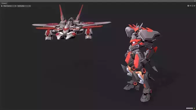 robot Low-poly 3D model