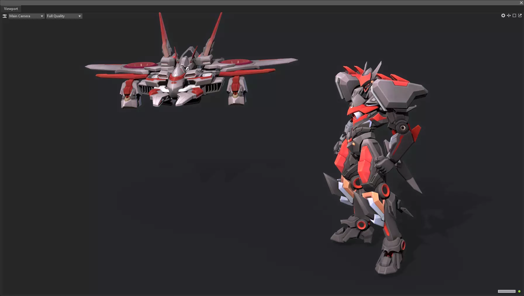 robot Low-poly 3D model_0